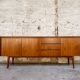 Vintage TV/hi-fi cabinet sideboard
