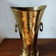 Vintage brass umbrella stand