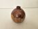 Vase Boule soliflore en céramique émaillée signé JL