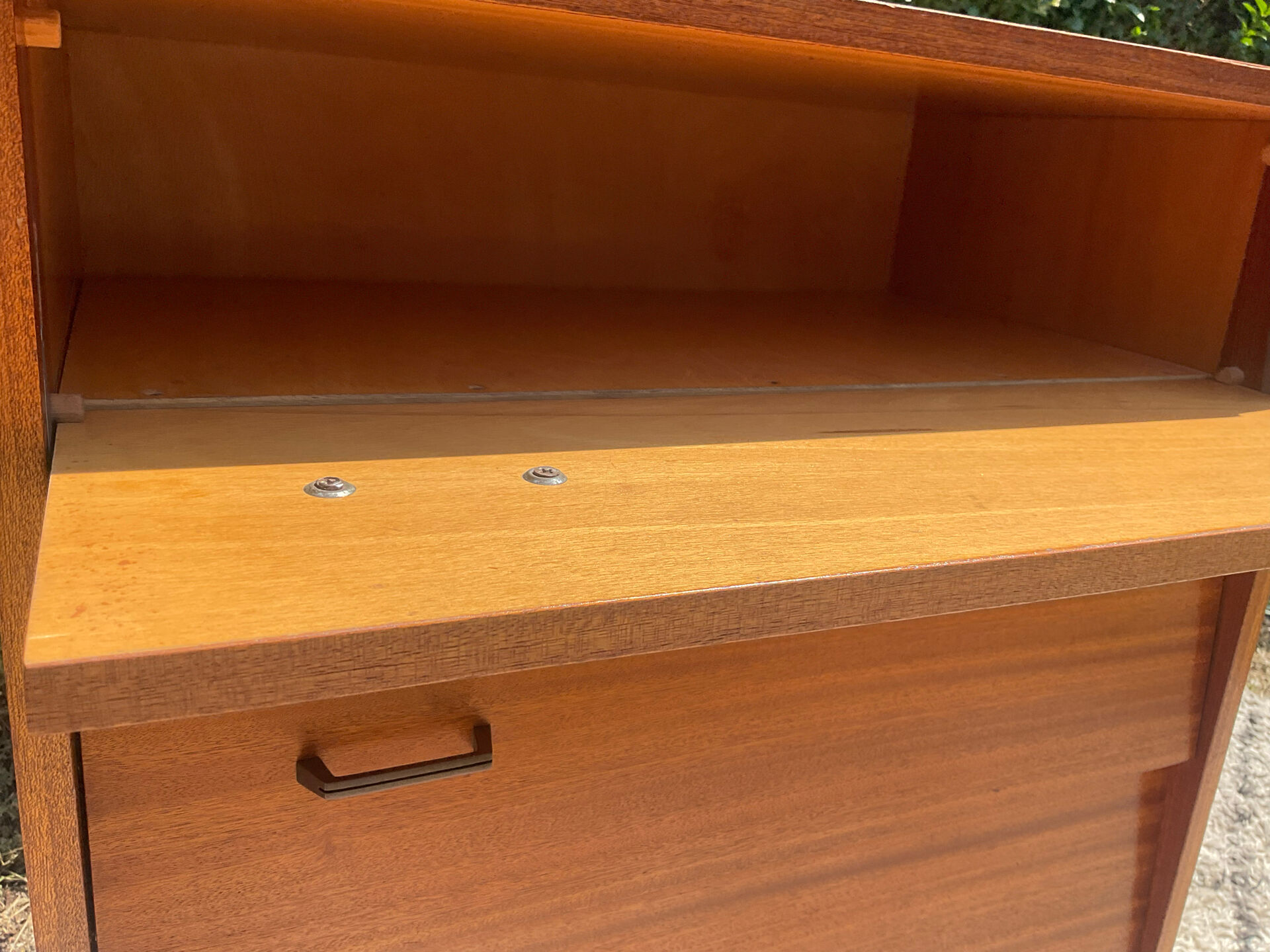 Vintage shoe cabinet from the 1970s.