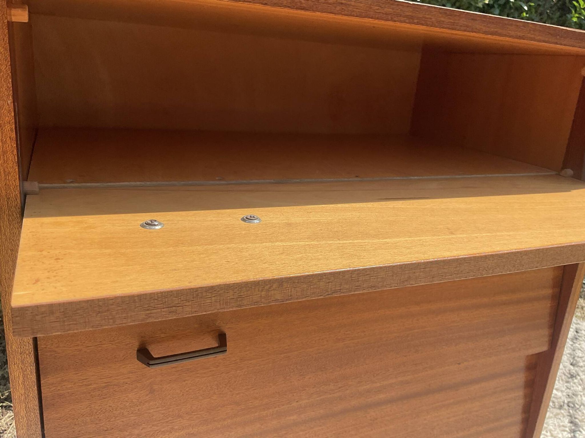 Vintage shoe cabinet from the 1970s.