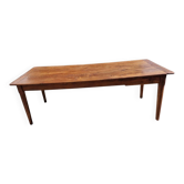 Old farmhouse table in cherry wood