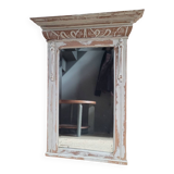 Antique wooden mirror