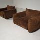 Pair of Marenco lounge chairs by Mario Marenco for Arflex, 1970s