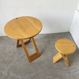 Adrian Reed Table and Stool Dining Set