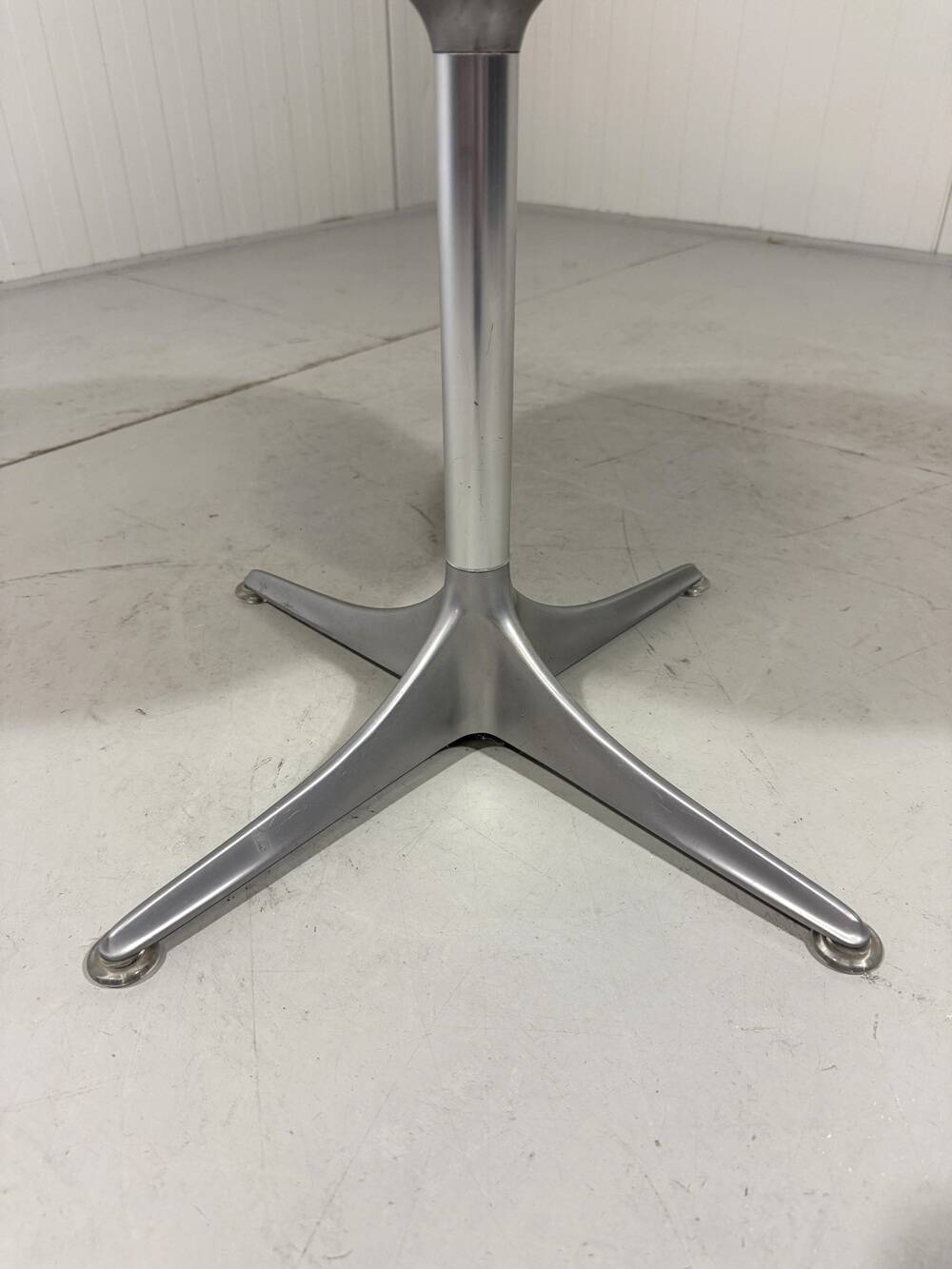 aluminium stool hocker by COR Germnany 1970,s
