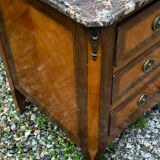 Transitional Louis XV - Louis XVI commode from the 19th century.