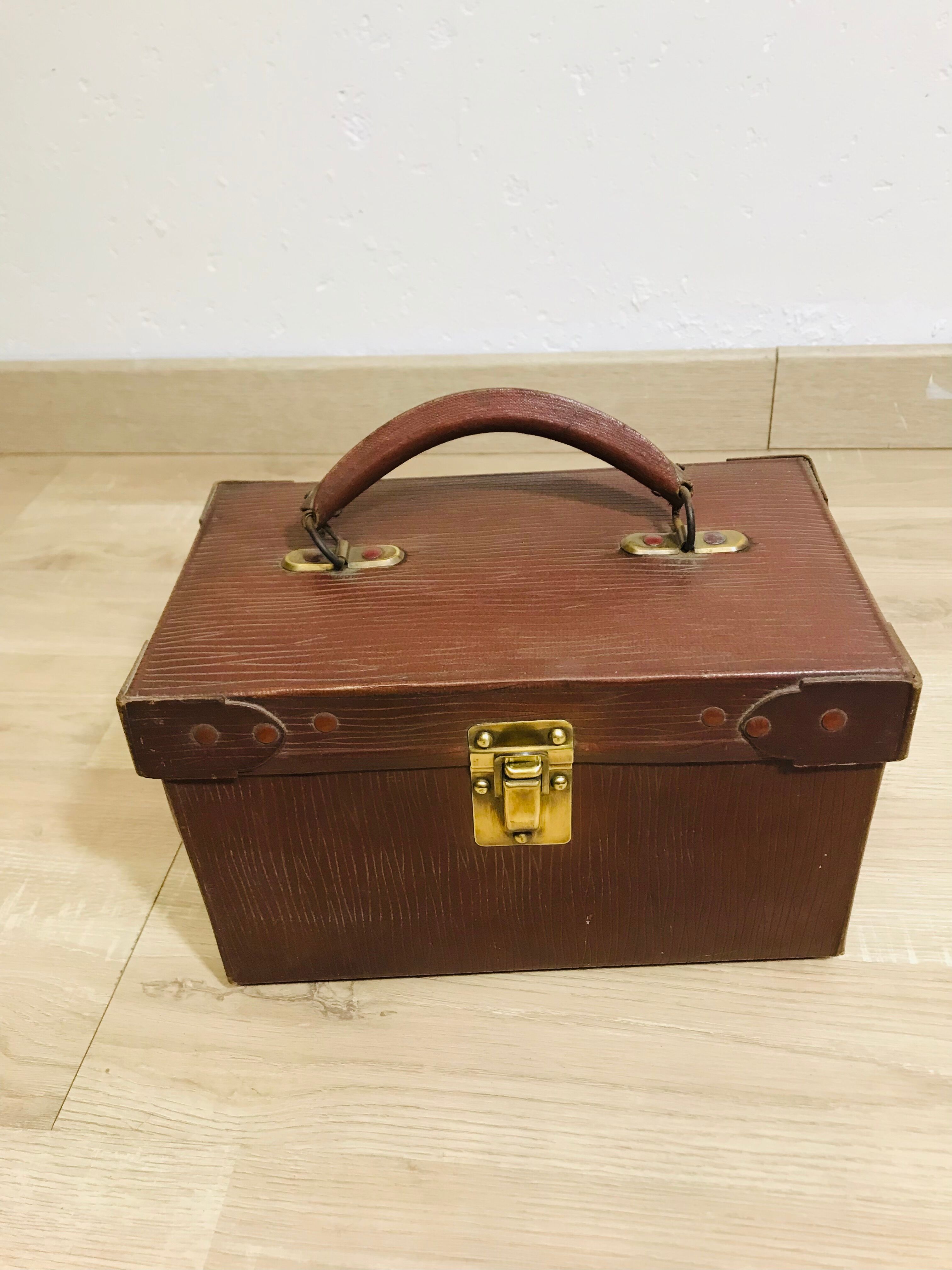 Small boiled cardboard box