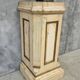 Antique church column on wooden base 135 cm high