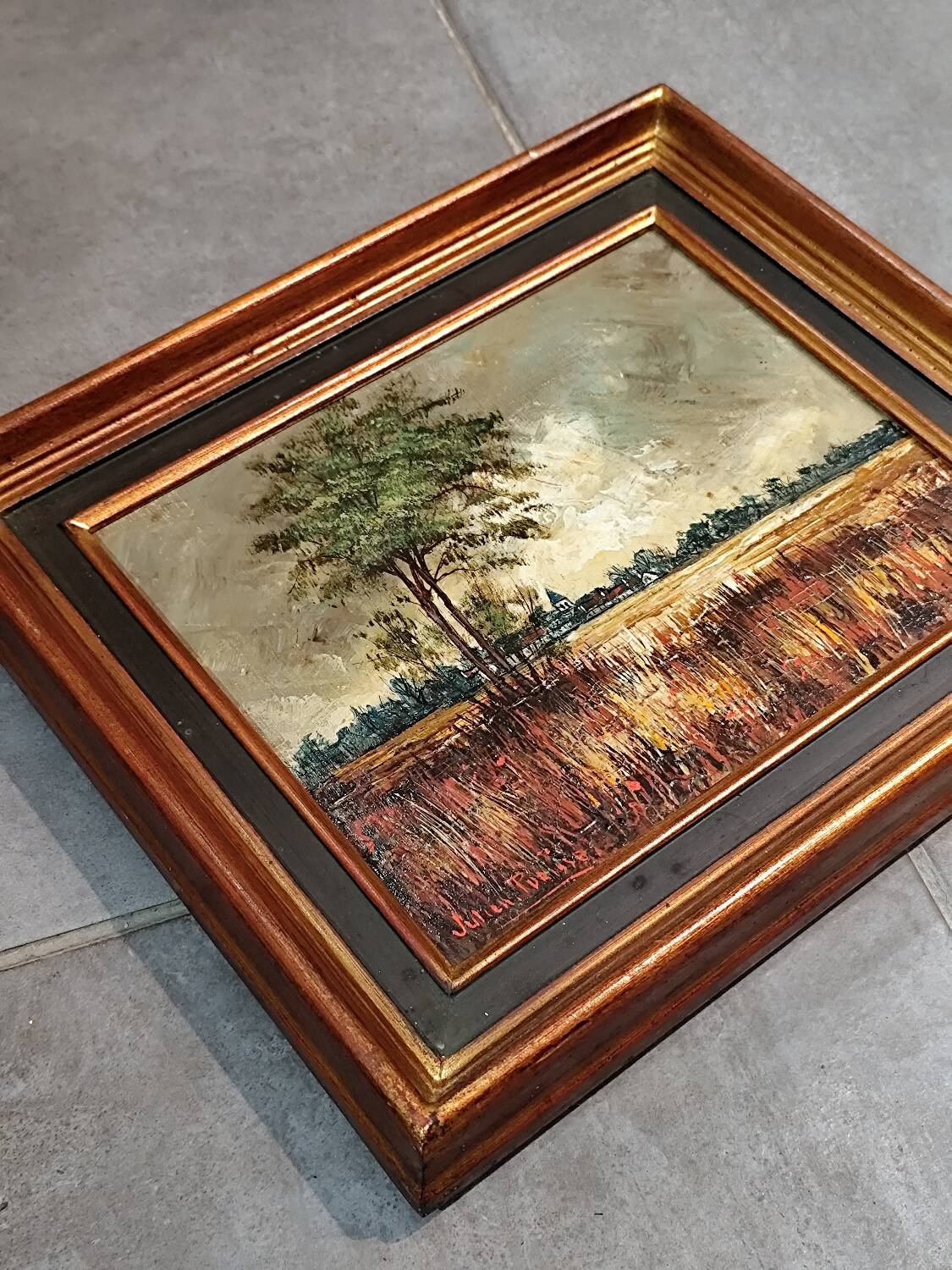 Julien Porisse (1927): Oil on canvas signed