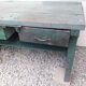 Établi industriel d'atelier 4m ancien
