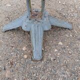 Pair of Cast Iron and Iron Garden Tables