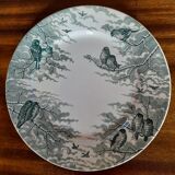 Lot de 2 assiettes plates Sarreguemines