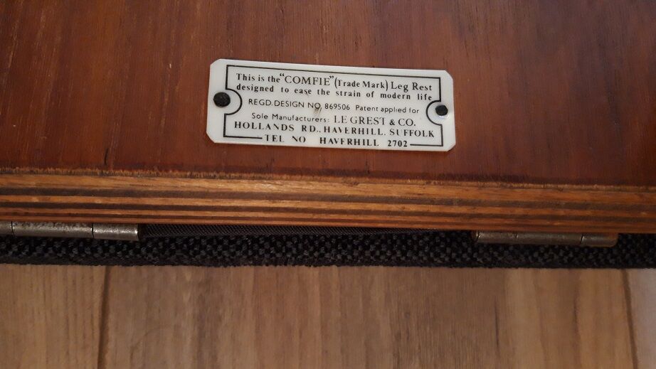 Scandinavian foot rest