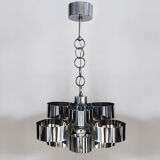 1960s Gorgeous Space Age Pendant Lamp by Sciolari. Made in Italy