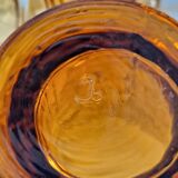 Verres à jus de fruits en verre ambré