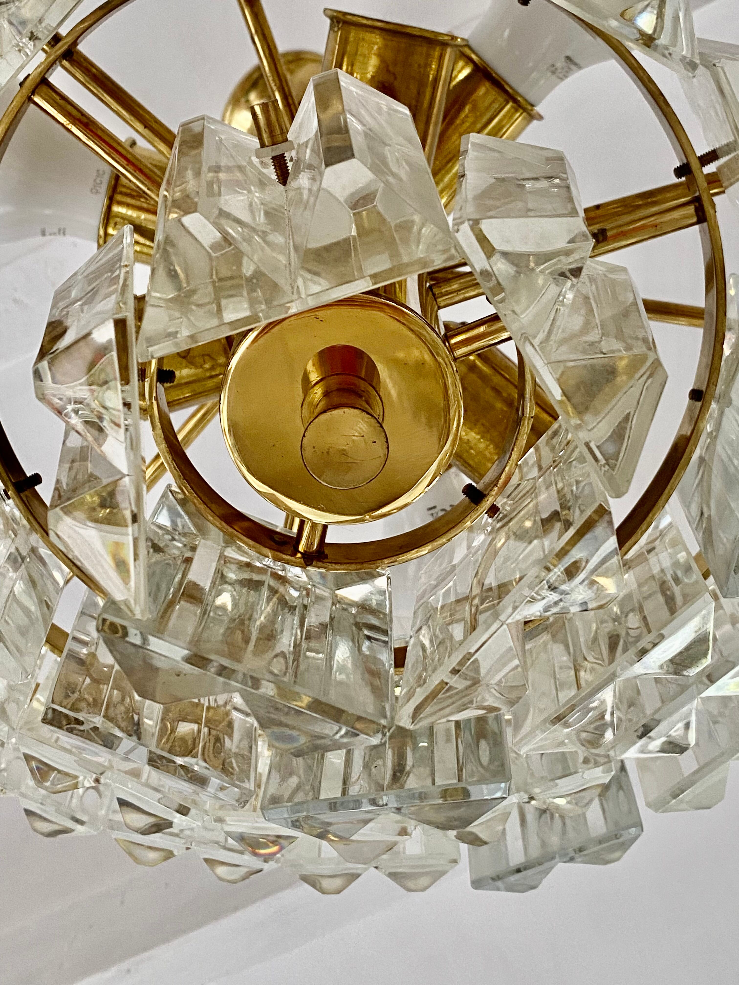 Kinkeldey chandelier 3 levels 1970