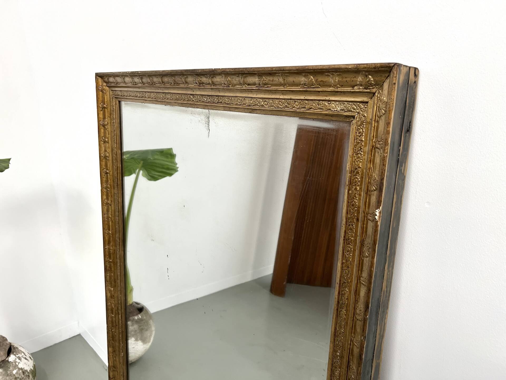 Miroir ancien doré, vers 1900