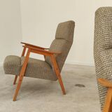 Pair of 6956 armchairs restored by Interier Praha, production 1965