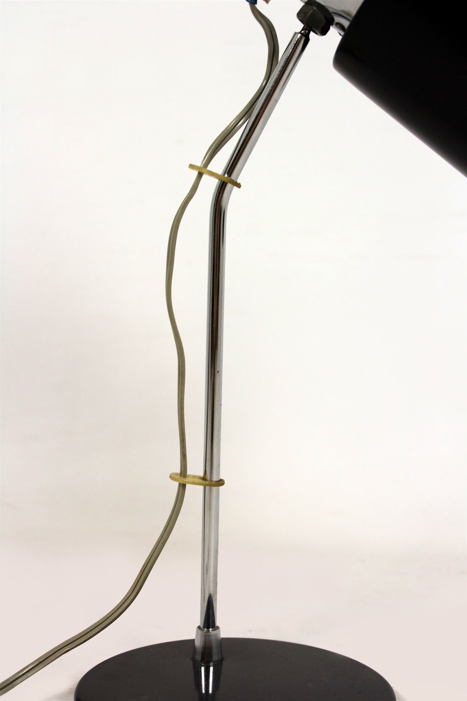 Black & Silver Table Lamp by Josef Hurka for Napako, 1970s