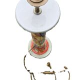 Large Harlequin Lamp Base Signed Jean-Claude Monange