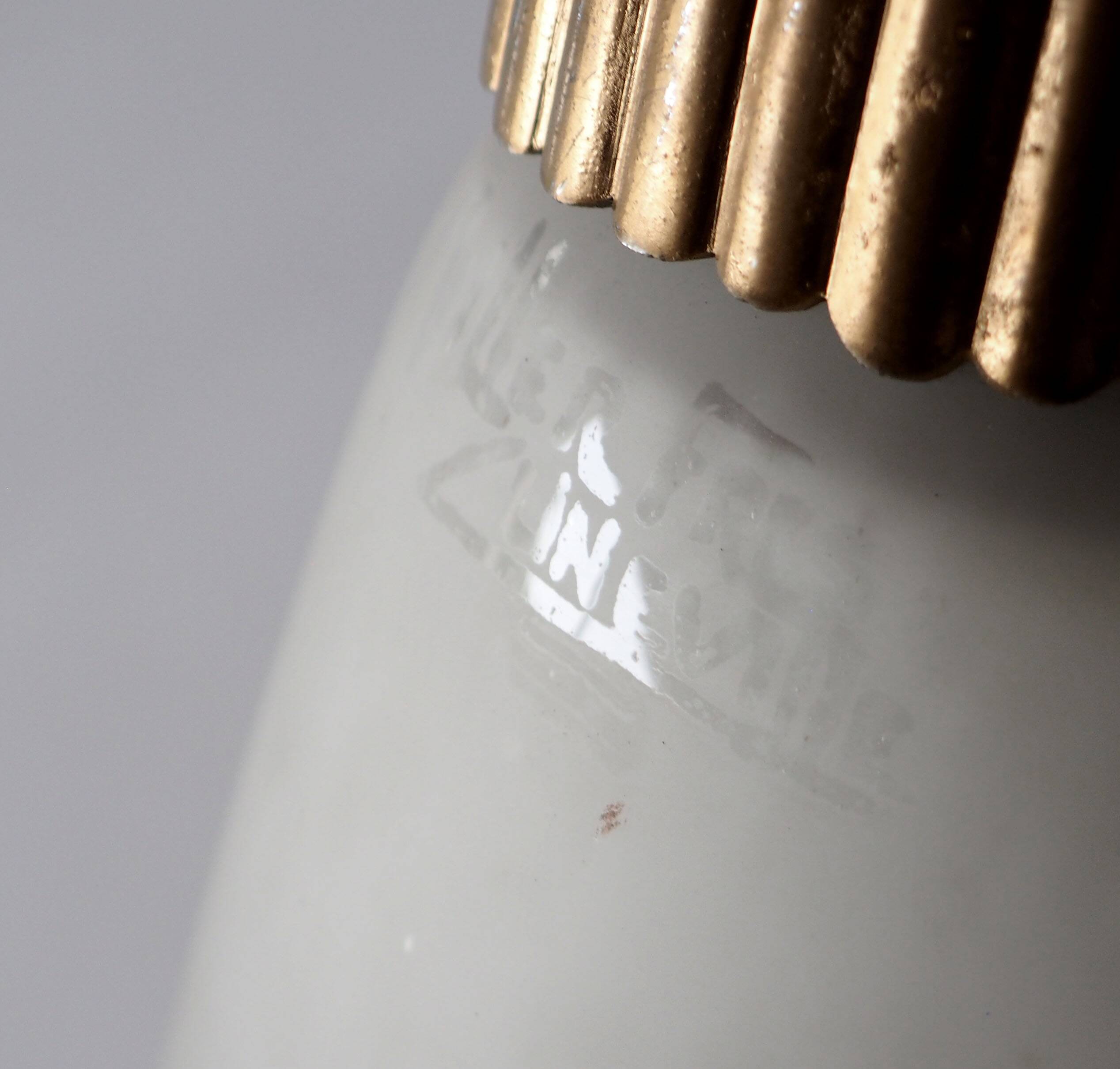 Muller brothers glass paste lamp