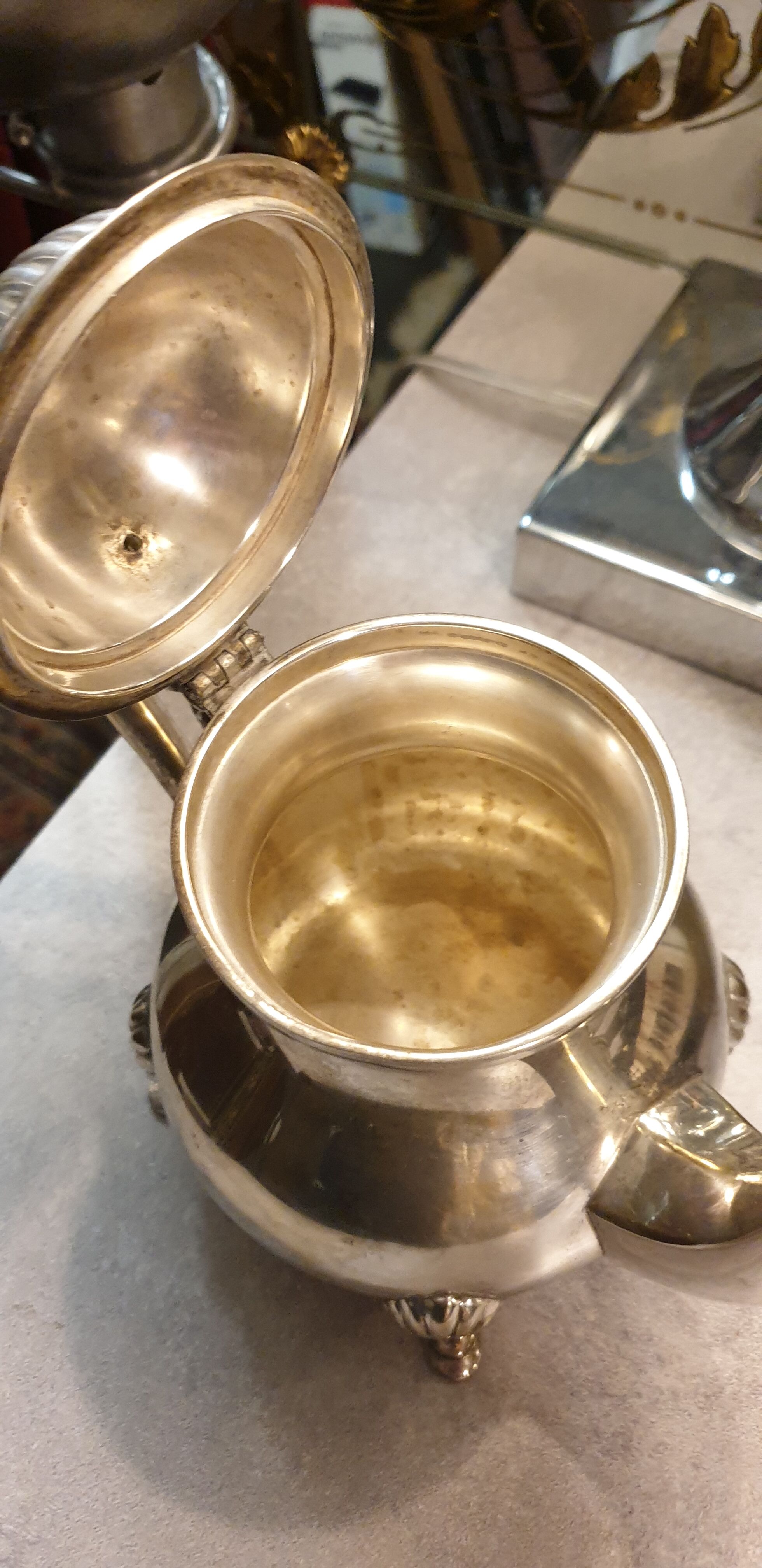 Coffee service in silver metal stamped Frionnet François,