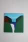 Canvas painting "Waterfall" signed