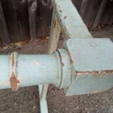 Old patinated table turned wood