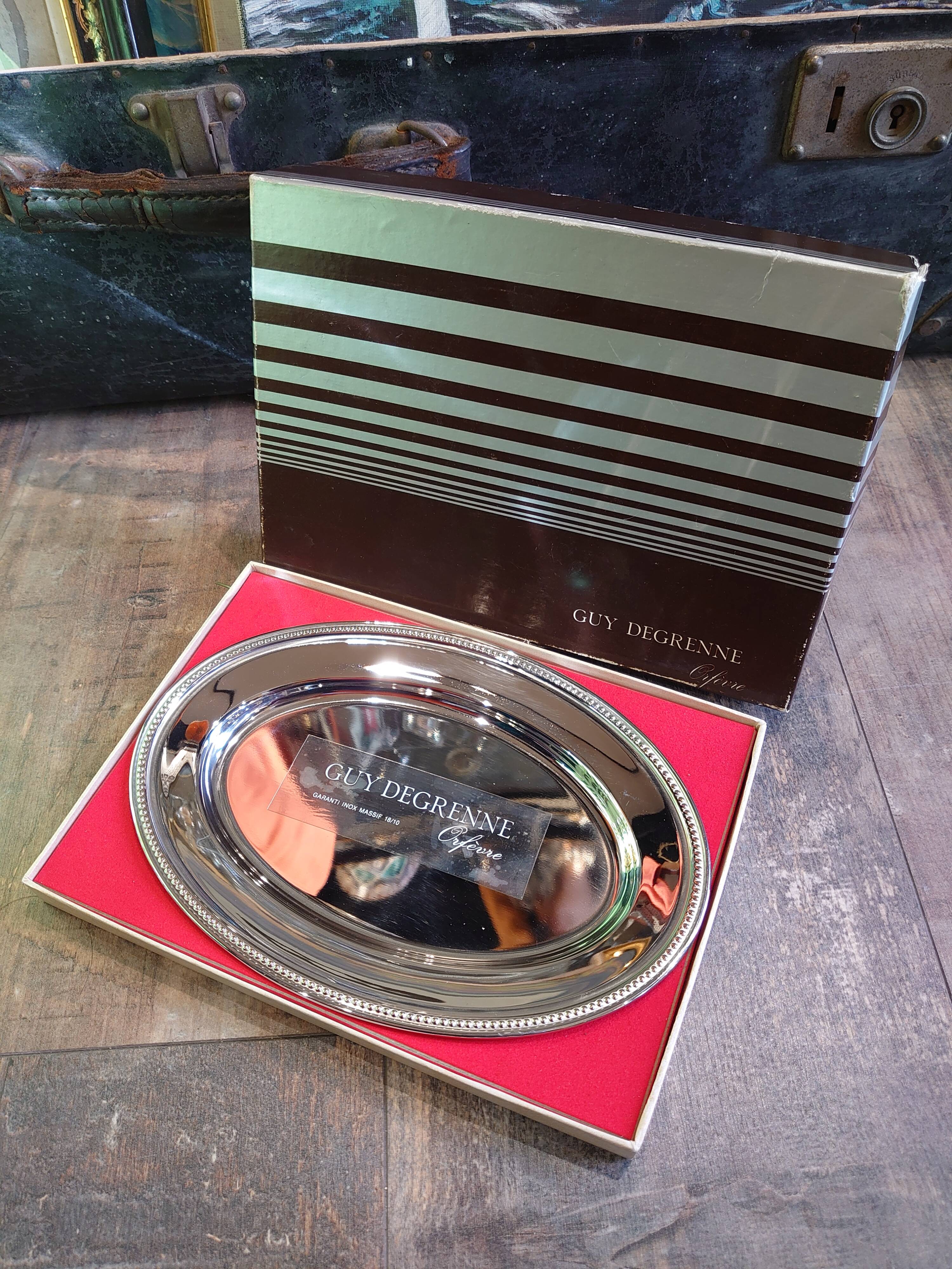 Stainless steel platter Guy Degrenne