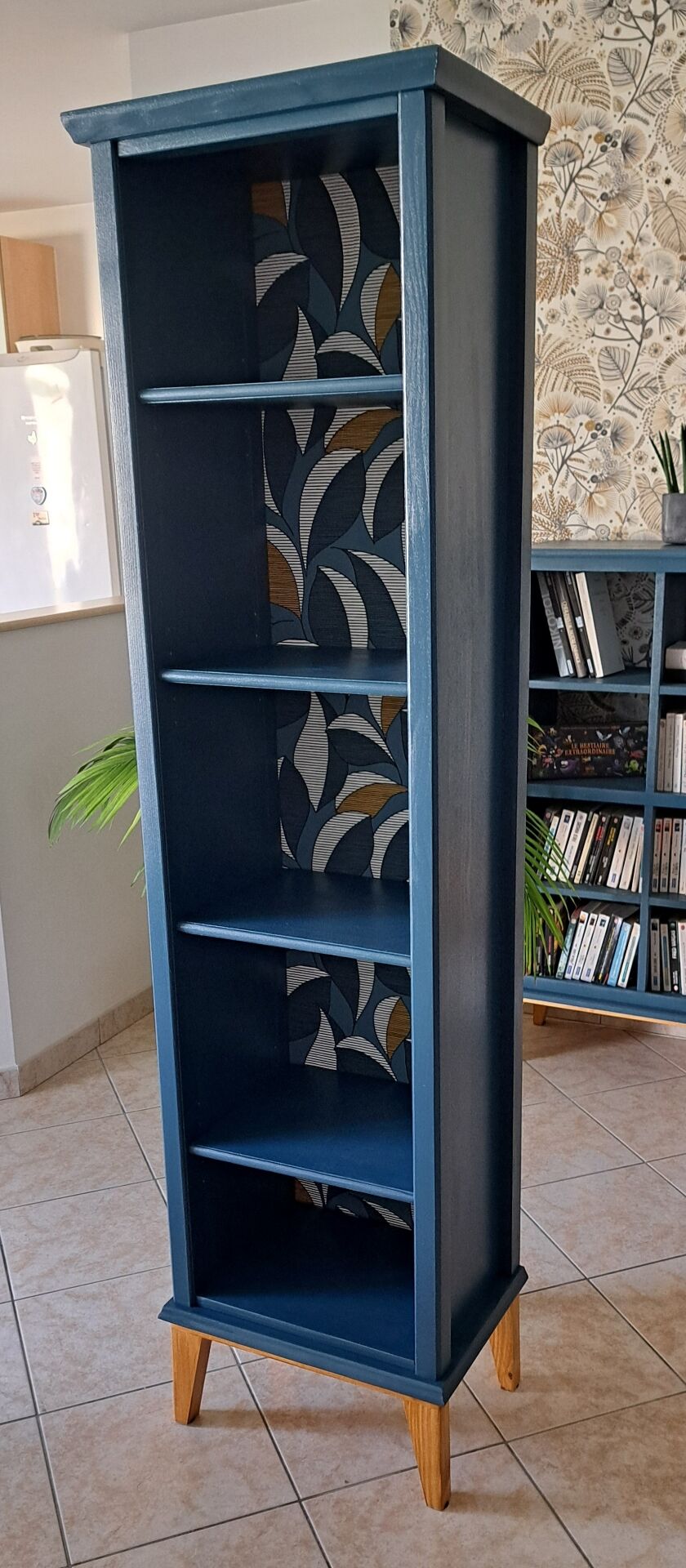 Bibliothèque Rød Sødgren bleu ganne