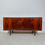 Danish palisander tambour sideboard by Arne Vodder