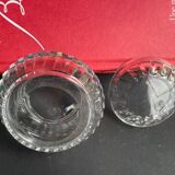 Bonbonnière or cotton box Baccarat model Monique - Art Deco