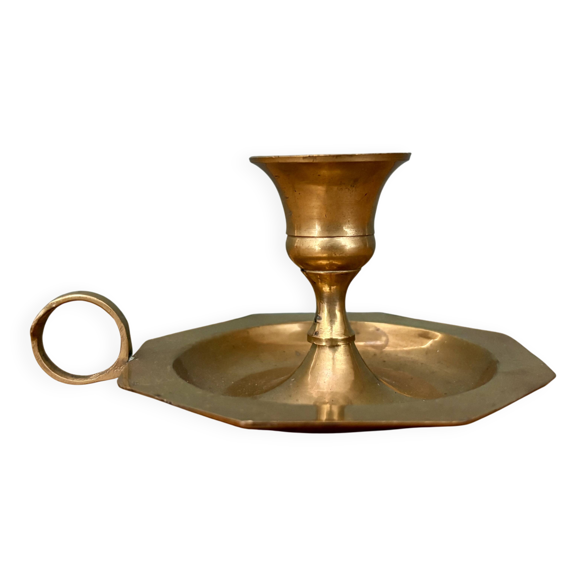 Antique brass candlestick/candlestick (B2)