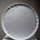 Large vintage/antique white Limoges fine porcelain pie dish