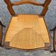4 Louis XV style chairs in solid oak