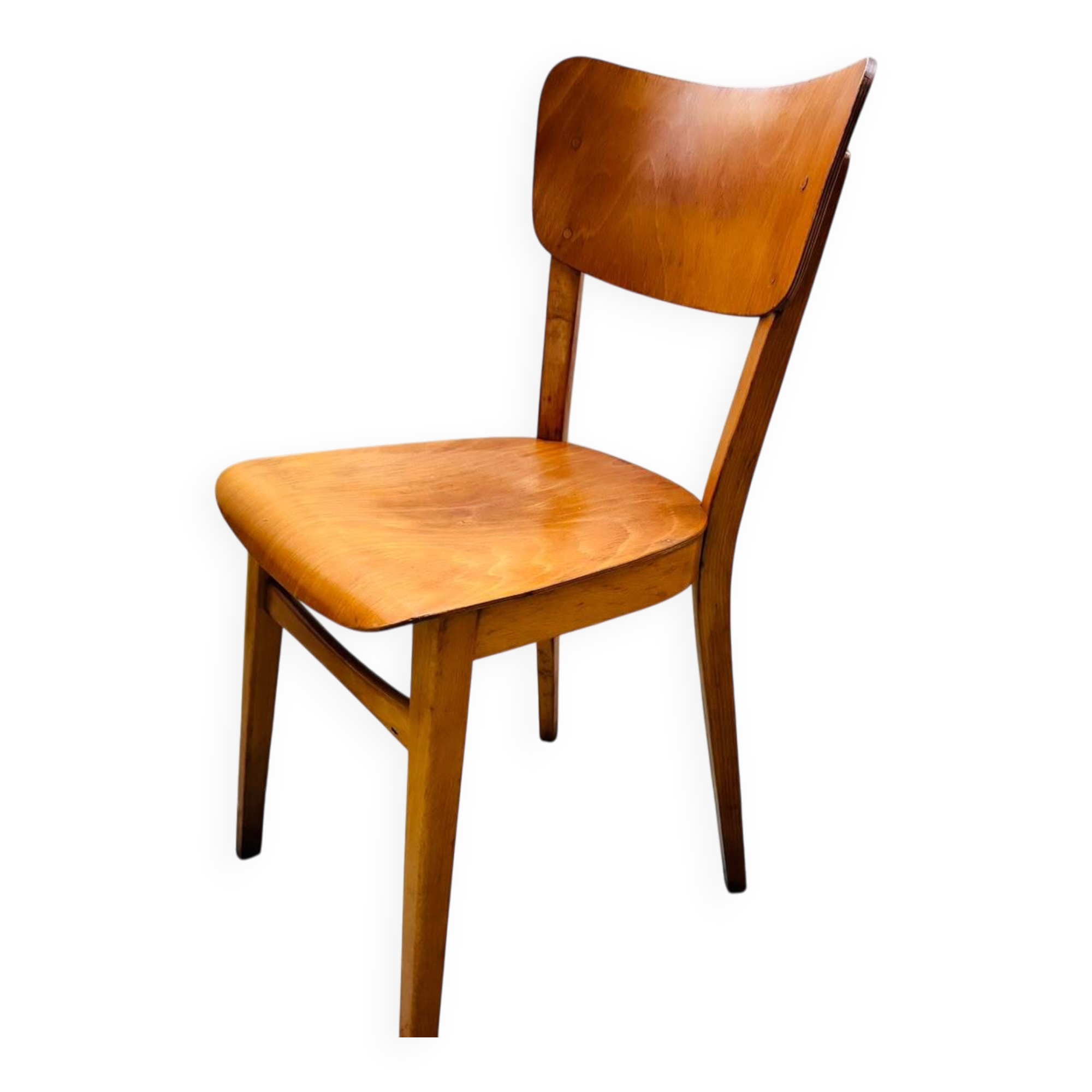 Thonet wooden chairs, 1960s – set of 20