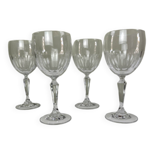 Verres à eau en cristal