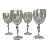 Verres à eau en cristal
