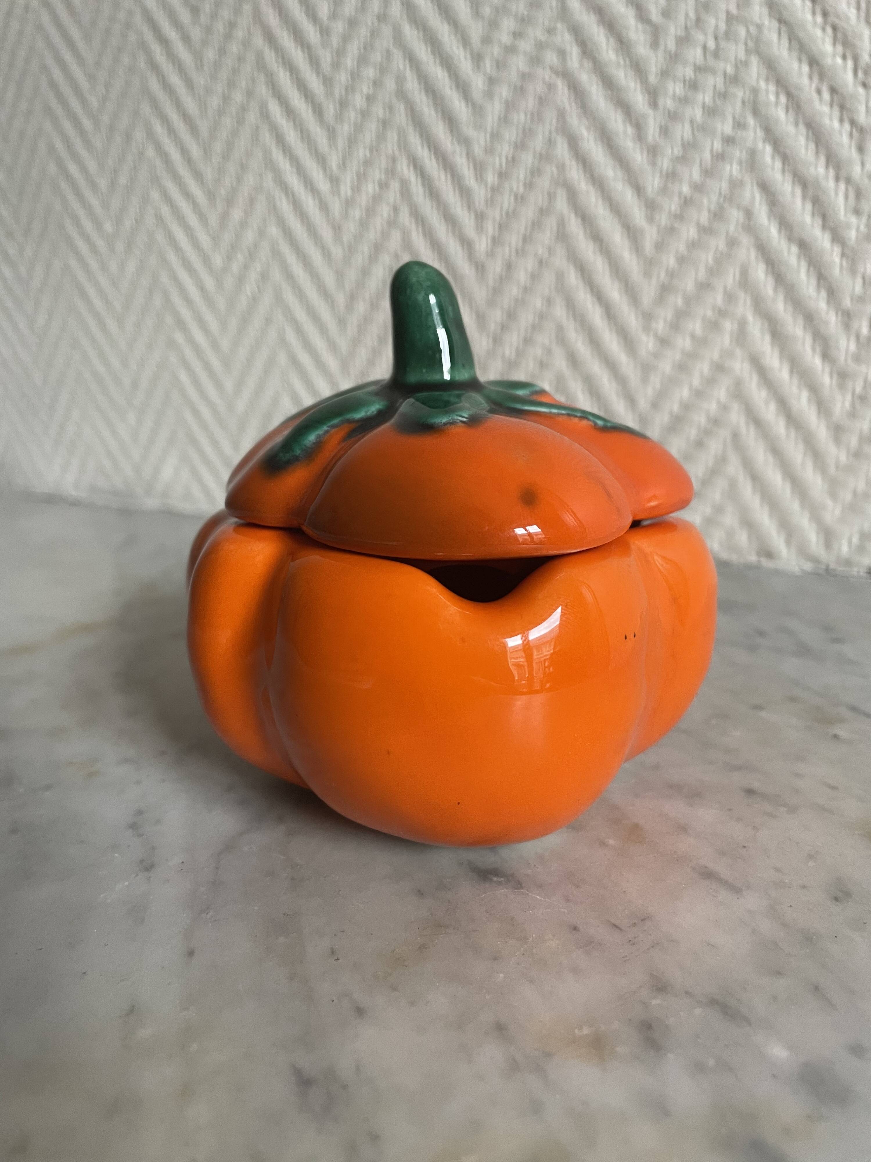 Ceramic tomato or pumpkin Vallauris