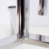 Modular chandelier in chrome-plated metal