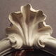 Miroir style Louis XV patine gris clair 43x69cm