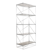 Isocèle metal shelf by Max Sauze, 1970s