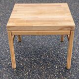 Scandinavian coffee table from the 60s in solid raw oak
