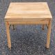 1960s Scandinavian coffee table in raw solid oak.