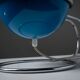 Blue Space Age “Formland” table lamp by Sidse Werner and Leif Alring for Fog & Mørup
