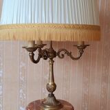Solid bronze lamp Louis xv style 3 branches