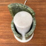 Postmodern stone table lamp, 1980s