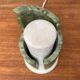 Postmodern stone table lamp, 1980s