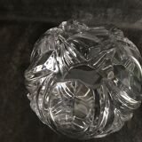 Ball vase in crystal